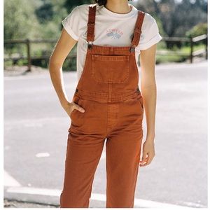 ATWYLD OUTLIER OVERALLS BURNT SIENNA